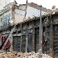 Imagens mostram sobrado que desabou no centro do Rio