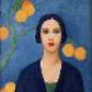 Figura em Azul, de Tarsila do Amaral, com valor estimado de R$ 2 milhões