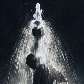 Ross Fountain, instalada em 1872, é restaurada em Edimburgo, Escócia