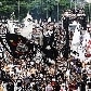 Jogadores do Corinthia desembarcaram no aeroporto e comemoraram com torcida pelas ruas de São Paulo