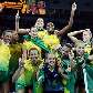 Jogadoras vibram após bater os EUA na grande final por 3 sets a 1