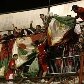 Torcida vê o acesso próximo e decide virar a faixa que estava em protesto Torcida vê o acesso próximo e decide virar a faixa que estava em protesto