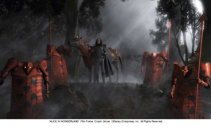 Imagens do filme Alice no País das Maravilhas, de Tim Burton