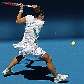 Carla Suarez Navarro se prepara para rebater bola Carla Suarez Navarro se prepara para rebater bola