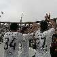 Saci, Chicão e André Santos aplaudem a torcida