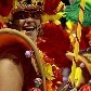 A escola de samba Tom Maior desfila no Sambódromo do Anhembi, em São Paulo