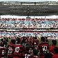 Torcida muda a cor do mosaico que fez para homenagear Petkovic em sua despedida