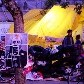 Palco de manifestações durante os anos