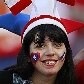 Torcedora chilena mostra toda sua paixão pelo time, que tem ido bem na Copa América