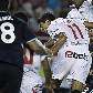 Renato cabeceia para marcar gol do Sevilla nos 2 a 1 sobre o Real Madrid Renato cabeceia para marcar gol do Sevilla nos 2 a 1 sobre o Real Madrid