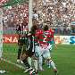 Jogo entre Portuguesa e Santos no estádio do Canindé. 07/03/2010