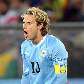Comemoração de Dioge Forlán após marcar o gol de empate do Uruguai contra Gana Comemoração de Dioge Forlán após marcar o gol de empate do Uruguai contra Gana