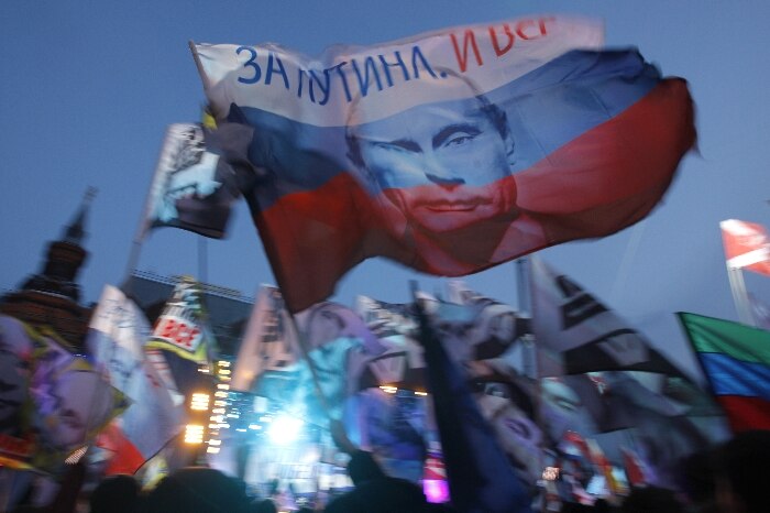Putin é alvo de protestos em Moscou