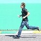 Vettel chegou atrasado e precisou correr Vettel chegou atrasado e precisou correr