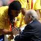Ronaldinho cumprimeita Joseph Blatter Ronaldinho cumprimeita Joseph Blatter