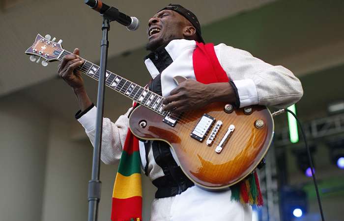 Performance de Jimmy Cliff no Festival Lollapalooza em Chicago, na sexta-feira, 6