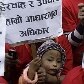 Soropositivos cobram ajuda prometida pelos países na luta contra AIDS, no Nepal 