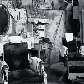Barbearia de Atlanta, foto tirada em 1936 por Walker Evans