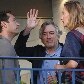 Robert De Niro entre Jude Law e Uma Thurman. Atores compõem o júri de Cannes 