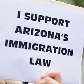 Americanos manifestam em apoio a lei SB1070, que criminaliza a imigração ilegal no Arizona