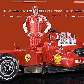 Luca Badoer posa com a Ferrari F60, na apresentação do modelo de F-1