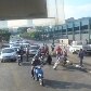 Atropelamento Av. Pref. Fabio Prado, do lado do metro Santos Imigrantes logo pela manha.08/04/2011