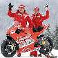 Stoner e Hayden apresentam a nova Ducati, para a MotoGP Stoner e Hayden apresentam a nova Ducati, para a MotoGP