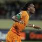 Didier Drogba comemora seu gol na vitória da Costa do Marfim sobre Gana por 3 a 1 Didier Drogba comemora seu gol na vitória da Costa do Marfim sobre Gana por 3 a 1
