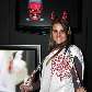 Ninna Dadasio no Lounge do Grupo Estado, na São Paulo Fashion Week