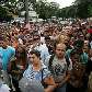 Aproximadamente 5 mil pessoas tentaram entrar no bazar, o que tumultuou a região do Jockey Club Aproximadamente 5 mil pessoas tentaram entrar no bazar, o que tumultuou a região do Jockey Club
