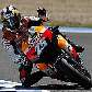 O espanhol Dani Pedrosa acena após garantir a pole position da etapa da Espanha da MotoGP O espanhol Dani Pedrosa acena após garantir a pole position da etapa da Espanha da MotoGP