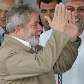 Lula com o presidente paraguaio, Fernando Lugo, e senador Robert Acevedo que sofreu atentado 26/4