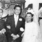 Casamento com Ronaldo Bôscoli, em 1965. Os dois se conheceram no programa O Fino da Bossa na TV Rio