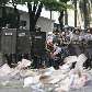 Tropa de Choque se posiciona para enfrentar manifestantes Tropa de Choque se posiciona para enfrentar manifestantes
