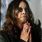 O Príncipe das Trevas, Ozzy Osbourne, durante sessão de fotos antes da coletiva de imprensa