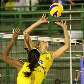 Dani Lins levanta a bola para Fabiana em Brasil 3 x 0 Venezuela em Minas