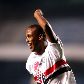 Borges, do São Paulo, comemora seu gol, o segundo da equipe que venceu o Juventude por 3 a 1
