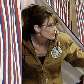 Candidata a vice-presidente na chapa republicana, Sarah Palin, votou nesta terça no Alasca