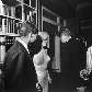 Marilyn Monroe entre Robert Kennedy e John F. Kennedy