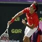 O suíço Roger Federer, favorito por ser o primeiro no ranking mundial, ficou só com a prata
