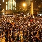 Cidades - Em Belo horizonte também houve protesto. Integrantes da Força Nacional de Segurança chegaram nesta terça feira, 18, para atuar no controle das manifestações que são realizadas na cidade - Foto: Ricardo Bastos - Hoje em Dia/AE