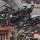 Carro foi destruído por causa da explosão em Santo André