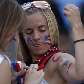 Torcedoras norte-americana se pintam no estádio Loftus Versfeld Torcedoras norte-americana se pintam no estádio Loftus Versfeld
