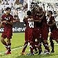 Jogadores do Al-Wahda celebram o gol do brasileiro Fernando Baiano, nos 3 a 0 sobre o Hekari United Jogadores do Al-Wahda celebram o gol do brasileiro Fernando Baiano, nos 3 a 0 sobre o Hekari United
