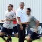 Ronaldo visita ex-companheiros de Corinthians