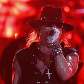 Axl Rose durante apresentação da banda Guns Axl Rose durante apresentação da banda Guns
