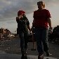 Pessoas afetadas pelo tornado em Joplin, Missouri, nos EUA Pessoas afetadas pelo tornado em Joplin, Missouri, nos EUA