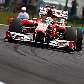 O brasileiro Felipe Massa contorna curva durante treino livre do GP da Hungria de F-1