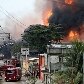 Incêndio destrói depósito em Duque de Caxias (RJ)