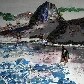 Voluntários doam lixo para montar a obra do artísta plástico Vick Muniz, na Cúpula dos Povos